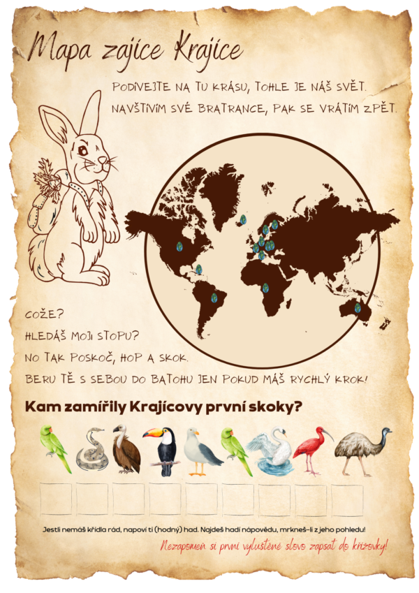 Úkoly zajíce Krajíce