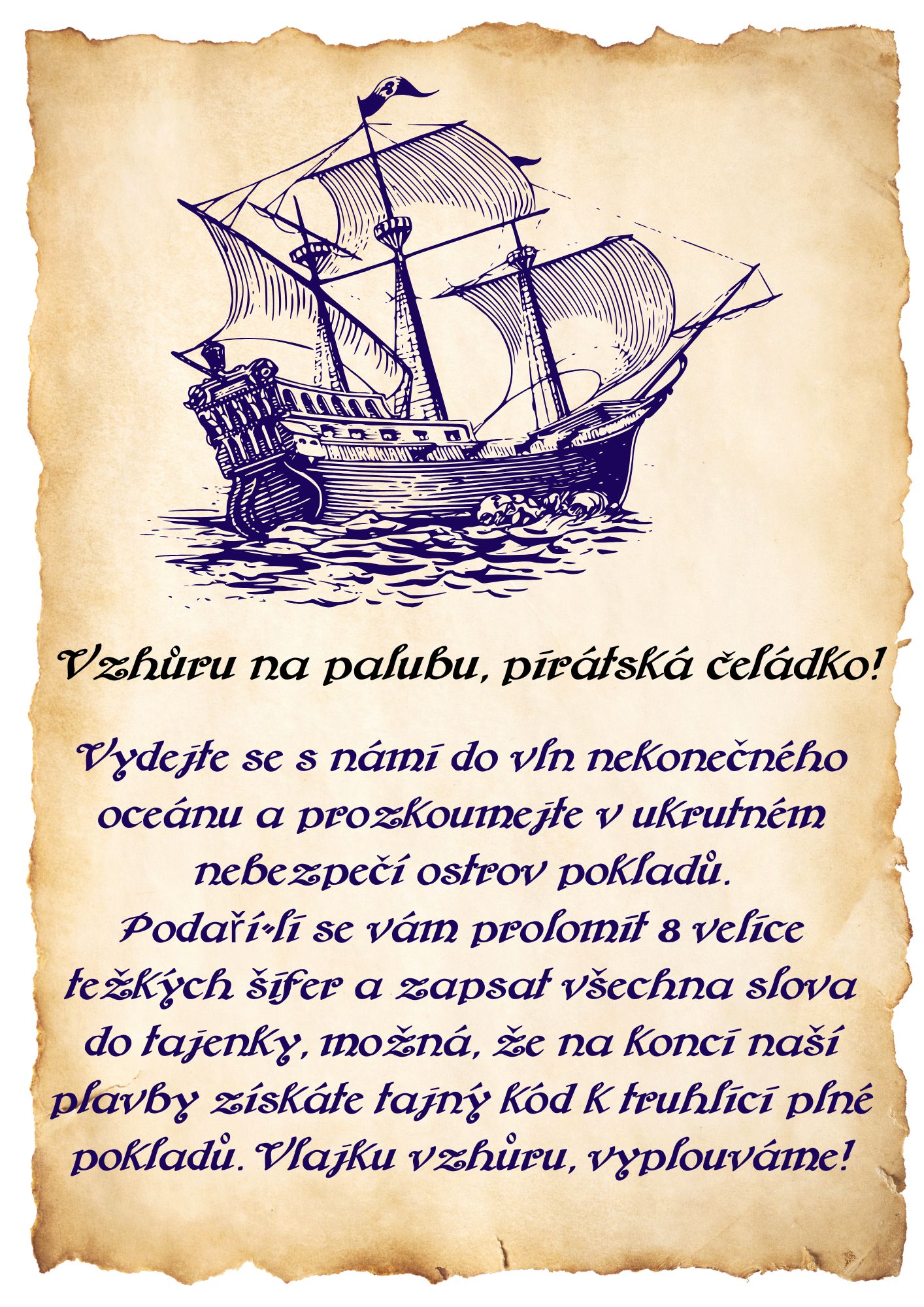 Mapa k pokladu kapitána Černovouse - Obrázek 2